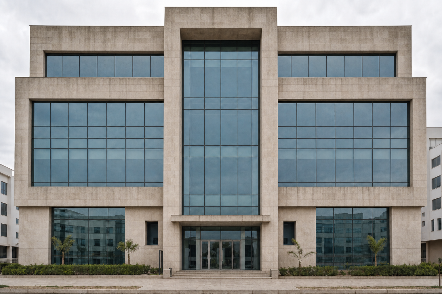Avant nettoyage professionnel de la façade